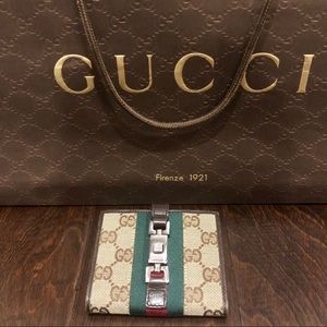 Gucci GG Canvas Jackie Wallet